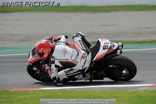 2010-05-08 Monza 2536 Ascari - Superbike - Free Practice - Luca Scassa - Ducati 1098R